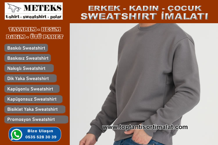 Toptan Sweatshirt İmalatı